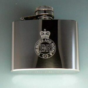 Blues and Royals Stainless Steel Hip Flask