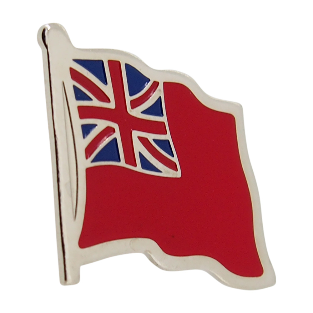 Red Ensign Merchant Navy Lapel Pin badge in Pouch Gift Idea M027 