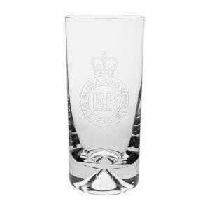 Blues and Royals 350ml Bubble Base Highball Glass