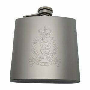 Adjutant General's Corps Stainless Steel Hip Flask
